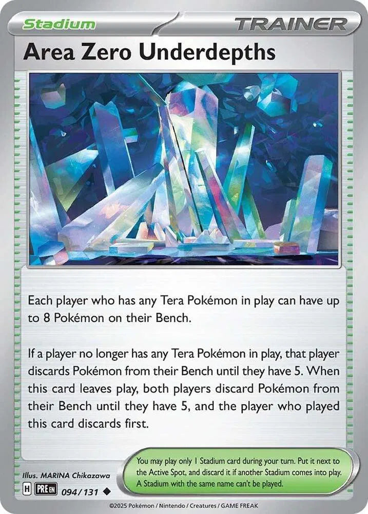 Area Zero Underdepths - PRE 094/131