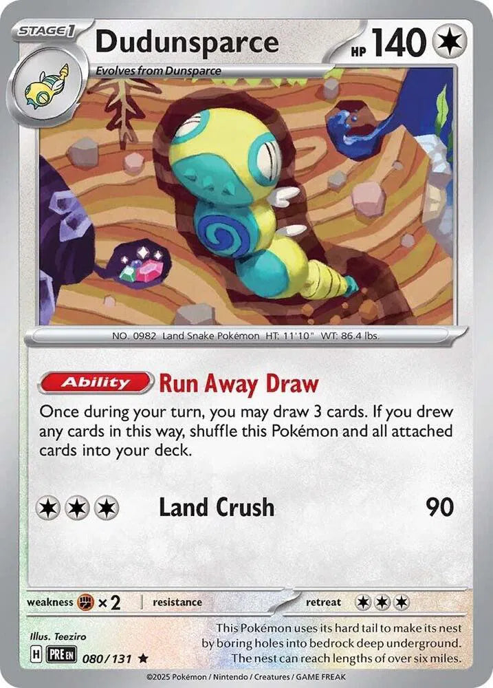 Dudunsparce - PRE 080/131