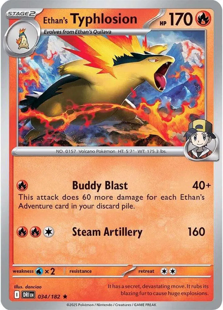 Ethan's Typhlosion - DRI 034/182