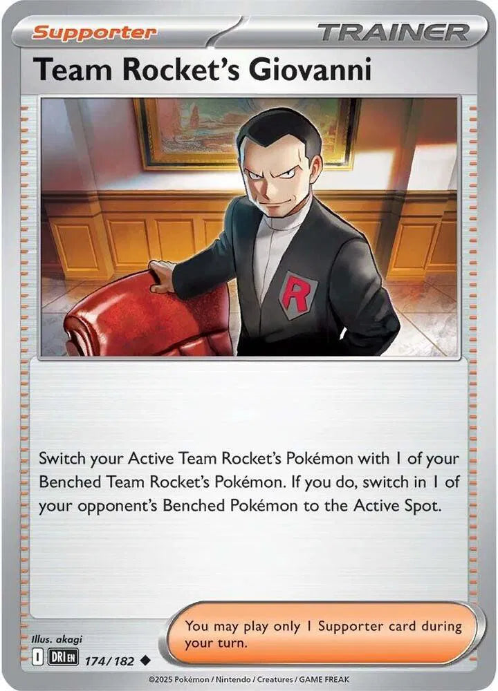 Team Rocket's Giovanni - DRI 174/182