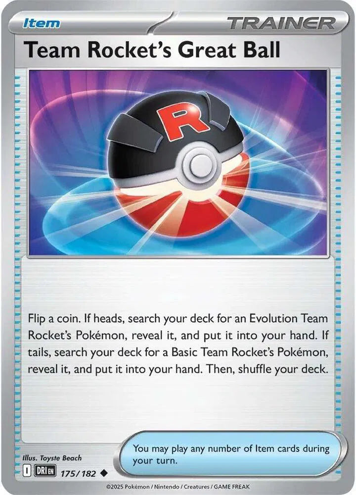 Team Rocket's Great Ball - DRI 175/182
