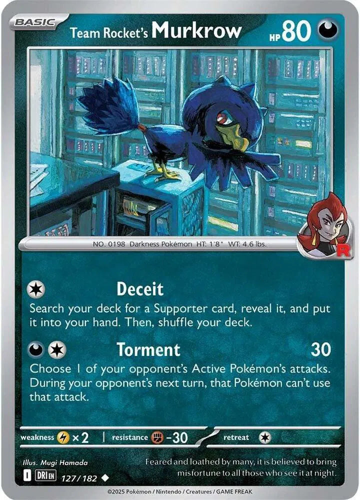 Team Rocket's Murkrow - DRI 127/182