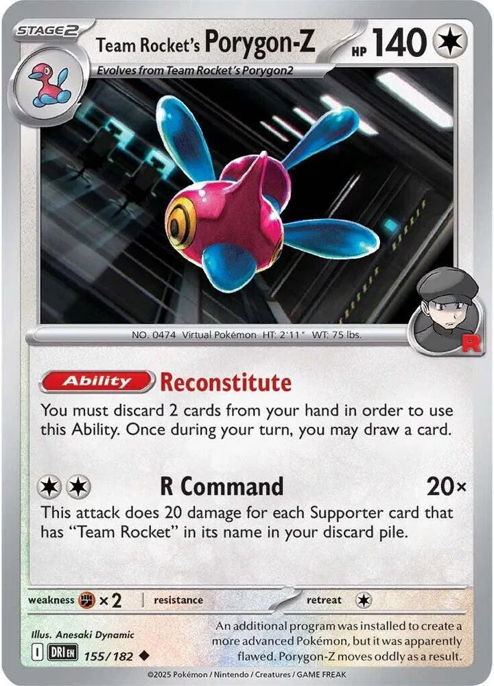 Team Rocket's Porygon-Z - DRI 155/182