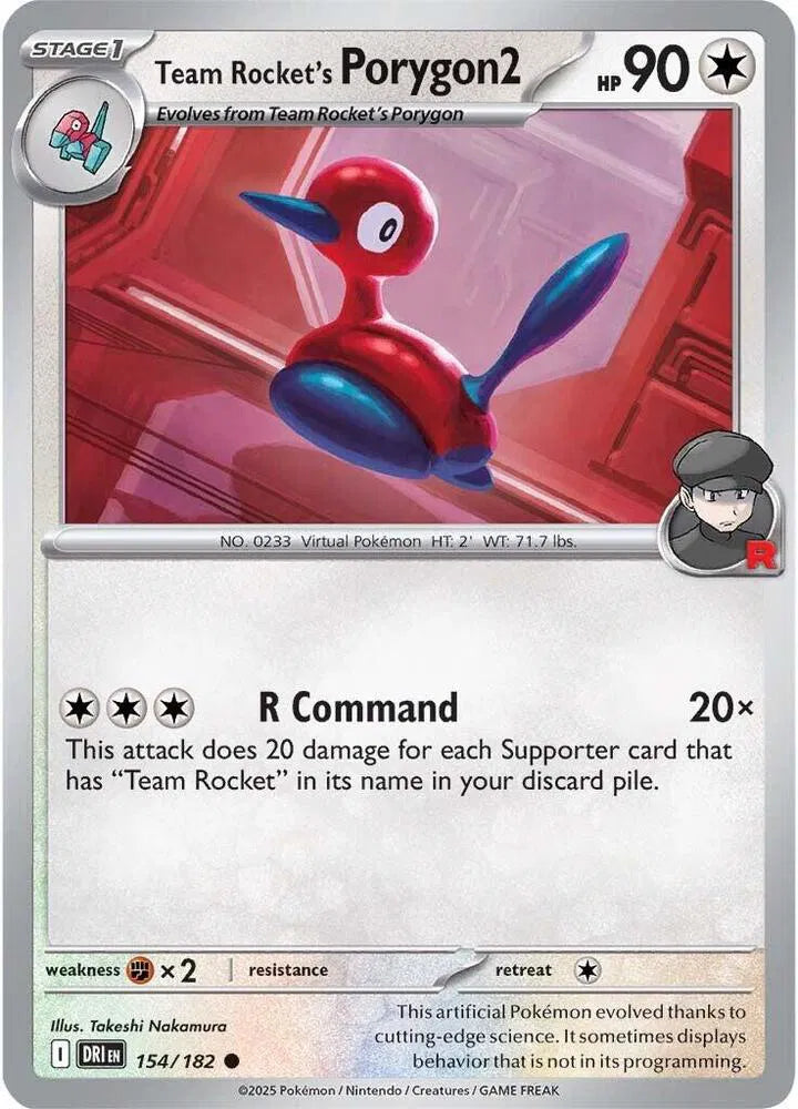 Team Rocket's Porygon2 - DRI 154/182
