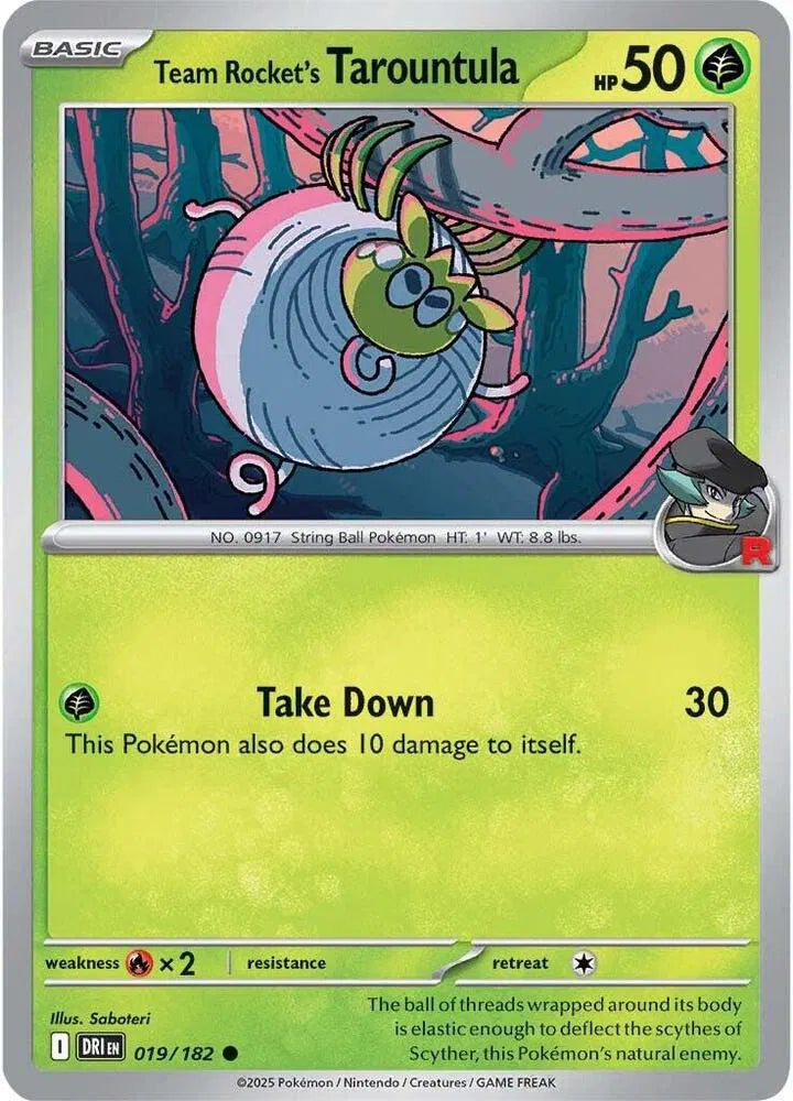 Team Rocket's Tarountula - DRI 019/182