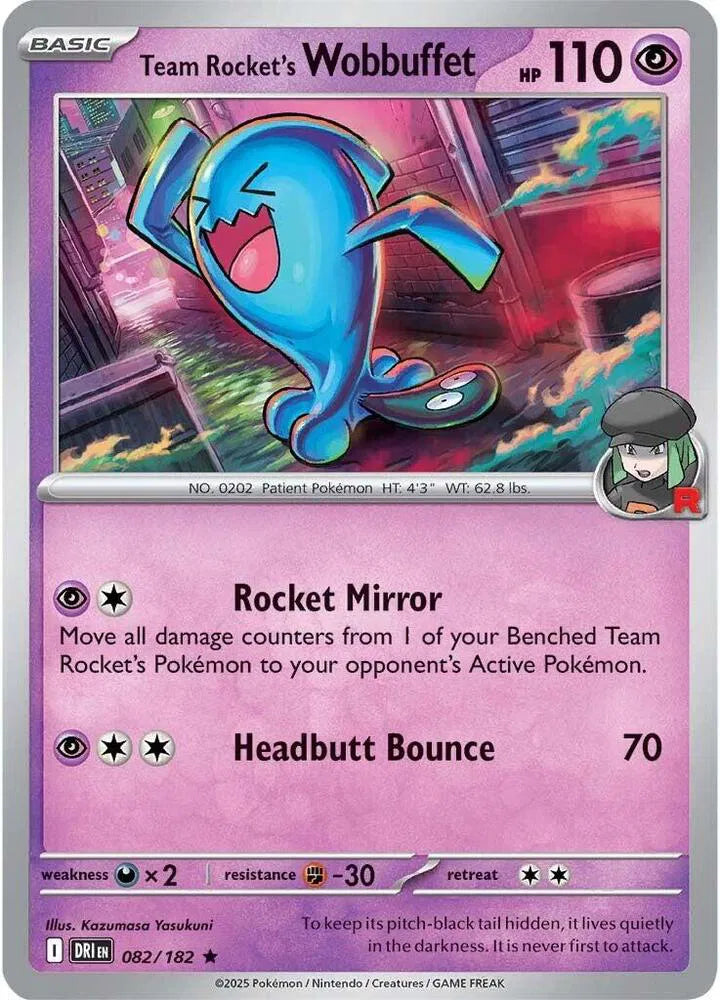 Team Rocket's Wobbuffet - DRI 082/182
